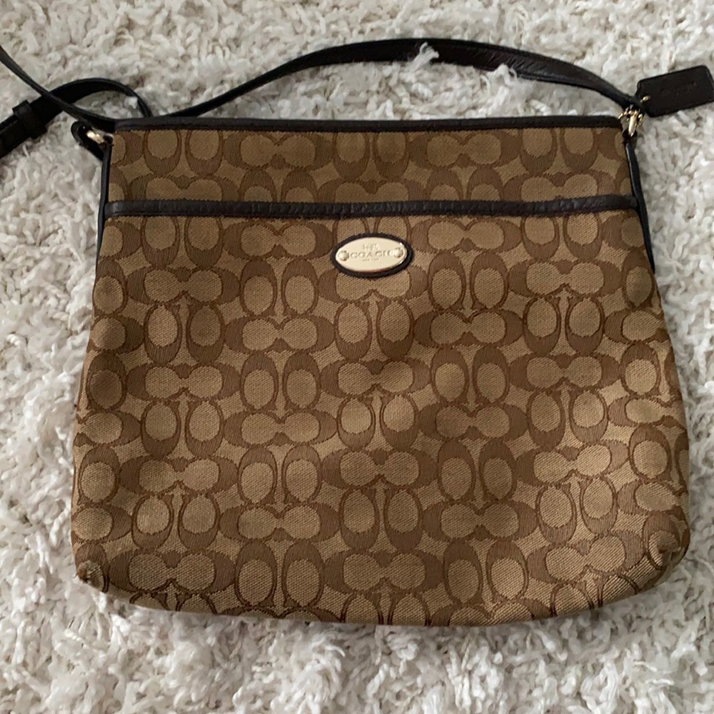 Coach crossbody file bag